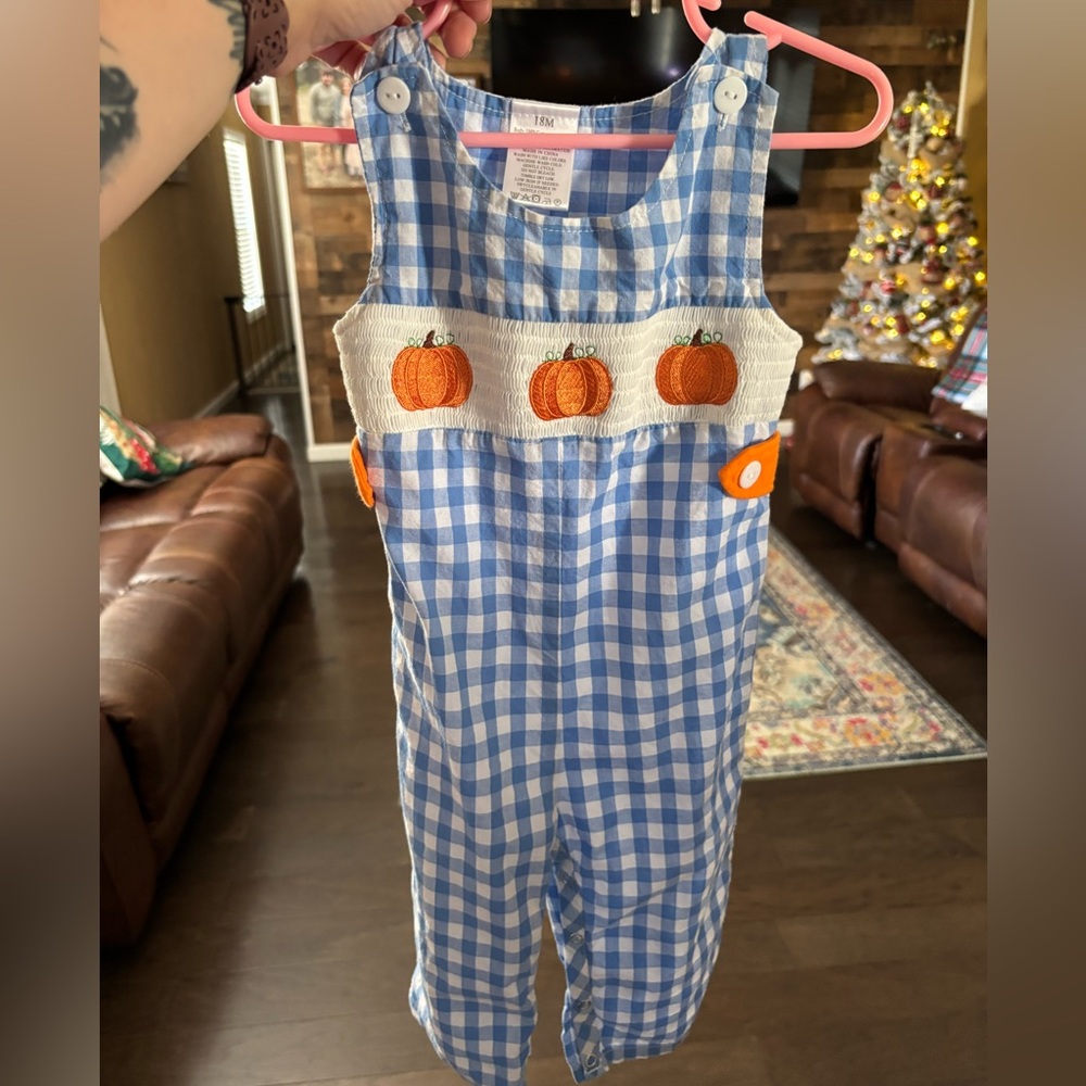 Boys fall romper size 18 months